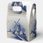 Blauw Wit Delft Windmolen Bedankdoosjes (Geopend)