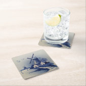 Blauw Wit Delft Windmolen Kartonnen Onderzetters (Insitu)