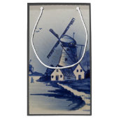  Blauw Wit Delft Windmolen Klein Cadeauzakje (Achterkant)