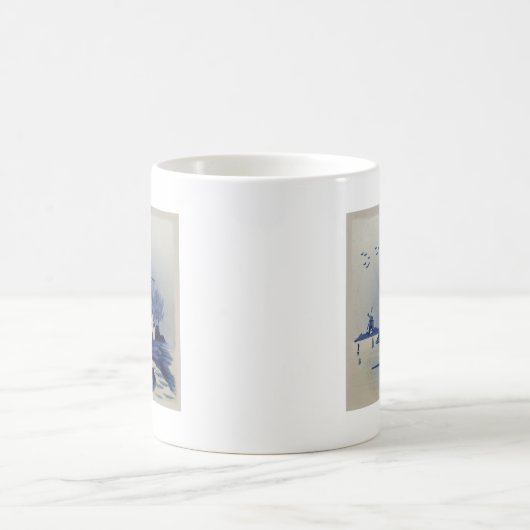  Blauw Wit Delft Windmolen Koffiemok (Center)