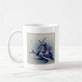  Blauw Wit Delft Windmolen Koffiemok (Links)