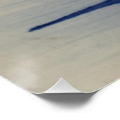  Blauw Wit Delft Windmolen Poster (Hoek)