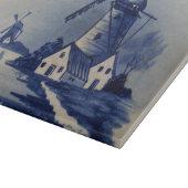 Blauw Wit Delft Windmolen Snijplank (Hoek)