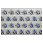  Blauw Wit Delft Windmolen Stof (Fat Quarter)