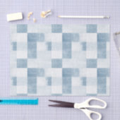 Blauw Wit Denim Jean Verjaardag Tissuepapier (Craft)