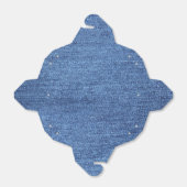 Blauw wit denim textuur Kijk Afbeelding Bedankdoosjes (Uitgevouwen)
