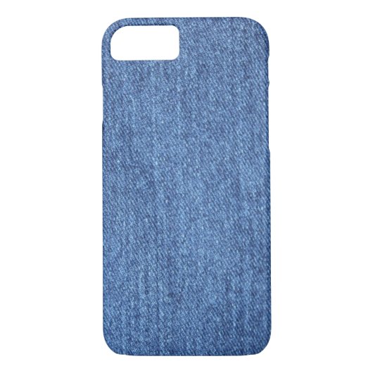 Blauw wit denim textuur Kijk Afbeelding Case-Mate iPhone Case (Achterkant)