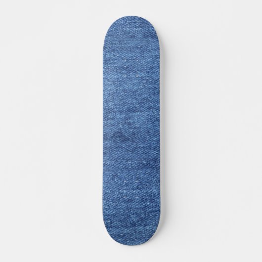 Blauw wit denim textuur Kijk Afbeelding Persoonlijk Skateboard (Voorkant)