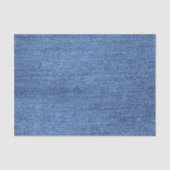 Blauw wit denim textuur Kijk Afbeelding Tissuepapier (Voorkant)