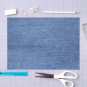 Blauw wit denim textuur Kijk Afbeelding Tissuepapier (Craft)