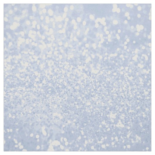 Blauw-wit elegant faux-glitterpatroon stof (Swatch)