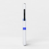 Blauw wit en de ster van David Case-Mate iPhone Case (Achterkant/links)