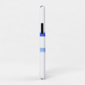 Blauw wit en de ster van David Case-Mate iPhone Case (Achterkant/rechts)