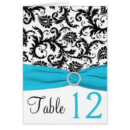 Blauw, Wit, en de Zwarte Kaart van het Aantal van 