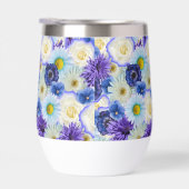 Blauw Wit en Geel Bloemen Bloemen Bloemen Collage (Rechts)