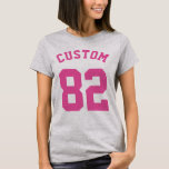 Blauw wit en roze Baby | Sport Jersey Design T-shirt<br><div class="desc">Blauw wit en roze Baby | Sport Jersey Design Baby Raglan T-shirt</div>