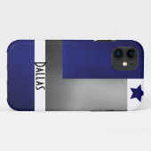 Blauw wit en zilver - Dallas Iphone 5 Hoesje-2 Case-Mate iPhone Case (Achterkant (horizontaal))