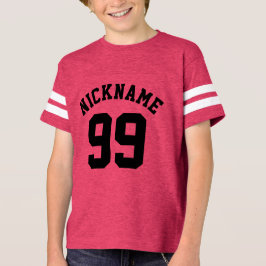 Blauw wit en zwart Kinder | Sport Jersey Design T-shirt