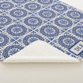 Blauw & Wit Europees geschilderd aardewerk Tegels  Sherpa Deken (3/4)