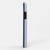 Blauw & Wit Football Cheerleader iPhone 5 Hoesje (Achterkant/rechts)