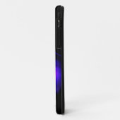 BLAUW WIT-FRACTALE ROOS Case-Mate iPhone CASE (Achterkant/links)