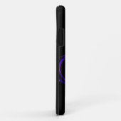 BLAUW WIT-FRACTALE ROOS Case-Mate iPhone CASE (Achterkant/rechts)