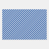 Blauw & Wit Gecoördineerd Geometrisch & "Met Liefd Inpakpapier Vel (Voorkant 3)