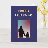 Blauw Wit Geel Beste Pap Ooit Gelukkige Vaders Dag Kaart (Gele Bloem)