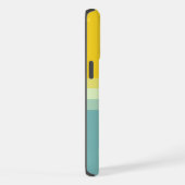  blauw wit geel kleurenblok iPhone hoesje (Rechterkant)