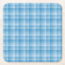 Blauw Wit Geruit Abstract Patroon