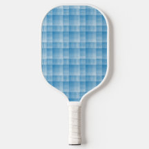 Blauw Wit Geruit Abstract Patroon