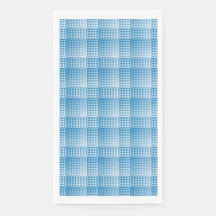 Blauw Wit Geruit Abstract Patroon