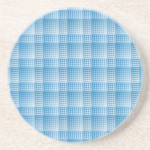 Blauw Wit Geruit Abstract Patroon