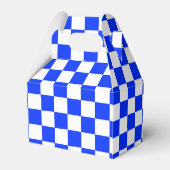 Blauw-wit-geruit controlepatroon bedankdoosjes (Achterkant)