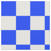 Blauw-wit-geruit controlepatroon stof (Close Up)