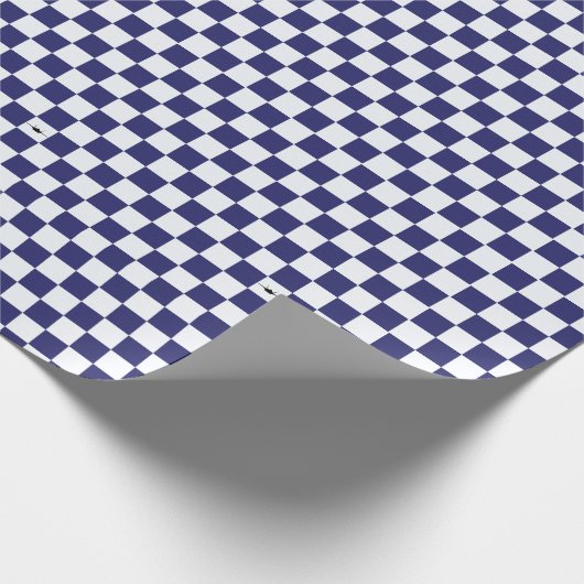 Blauw-wit geruit met F-35s Cadeaupapier (Hoek)