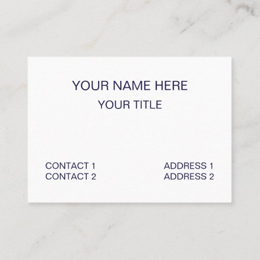 Blauw wit geruit rasterpatroon visitekaartje (Achterkant)