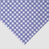 Blauw Wit Geruit Tissuepapier (Detail)