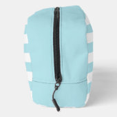 Blauw & Wit Gestreept 'Beach Vibes' Monogram Toilettasje (Rechts)
