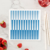 Blauw Wit Gestreept patroon Servet (Insitu)