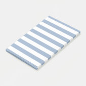 Blauw & Wit Gestreepte Notities Post-it® Notes (Schuin)