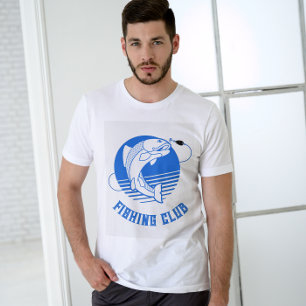 Blauw Wit Gevist Club T-shirt