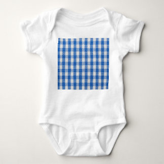 Blauw-wit gevoerde eetkleren. romper