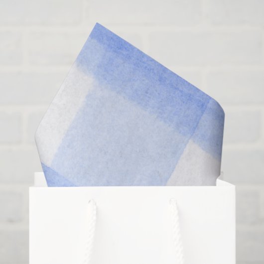 Blauw Wit Gingham Rut Tissuepapier (Cadeauzakje)