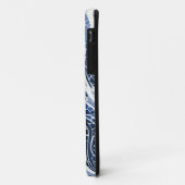 Blauw wit golfpatroon 15 Case-Mate iPhone case (Achterkant/links)