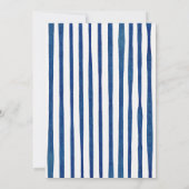 Blauw Wit Hydrangeas bruiloft Custom Jubileum Kaart (Achterkant)