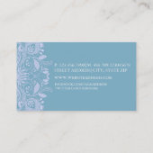 Blauw & Wit  kant Visitekaartje (Achterkant)