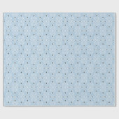 blauw wit kerstcadeautje cadeaupapier (Vlak)