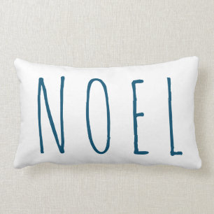 Blauw wit kerstnoel Sierkussen Kussen