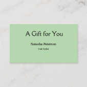 Blauw Wit Klassiek Zakelijke Certificaten Cadeaubo (Voorkant)